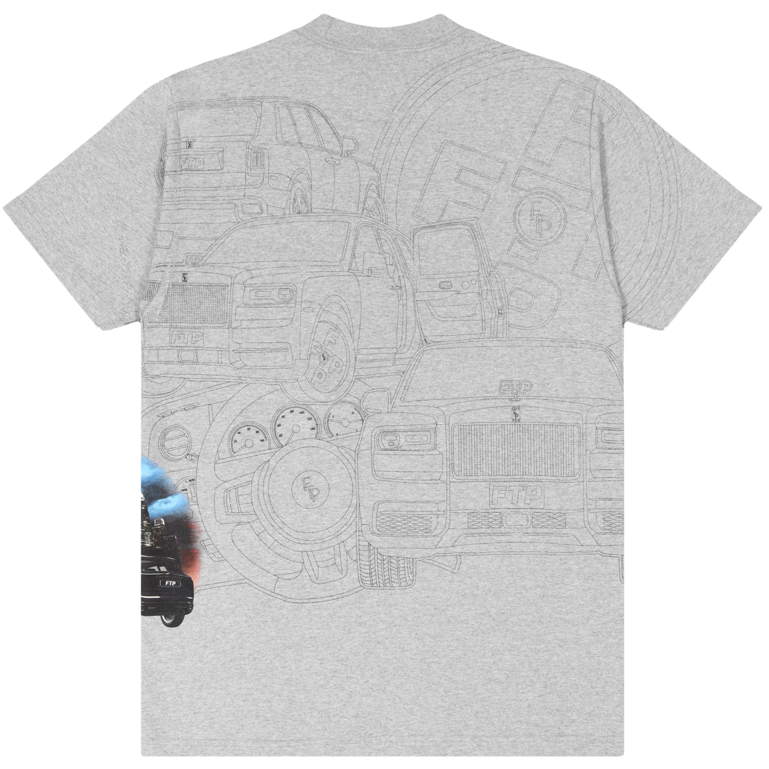 BIG BODY TEE(HEATHER GRAY) sold by FTP product image thumbnail 2