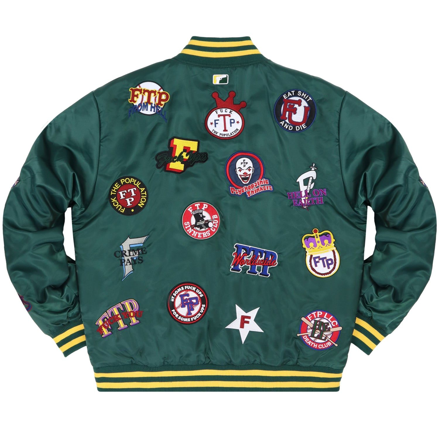 LEAGUE VARSITY JACKET(GREEN) sold by FTP product image thumbnail 2