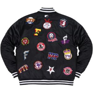 LEAGUE VARSITY JACKET(BLACK) sold by FTP