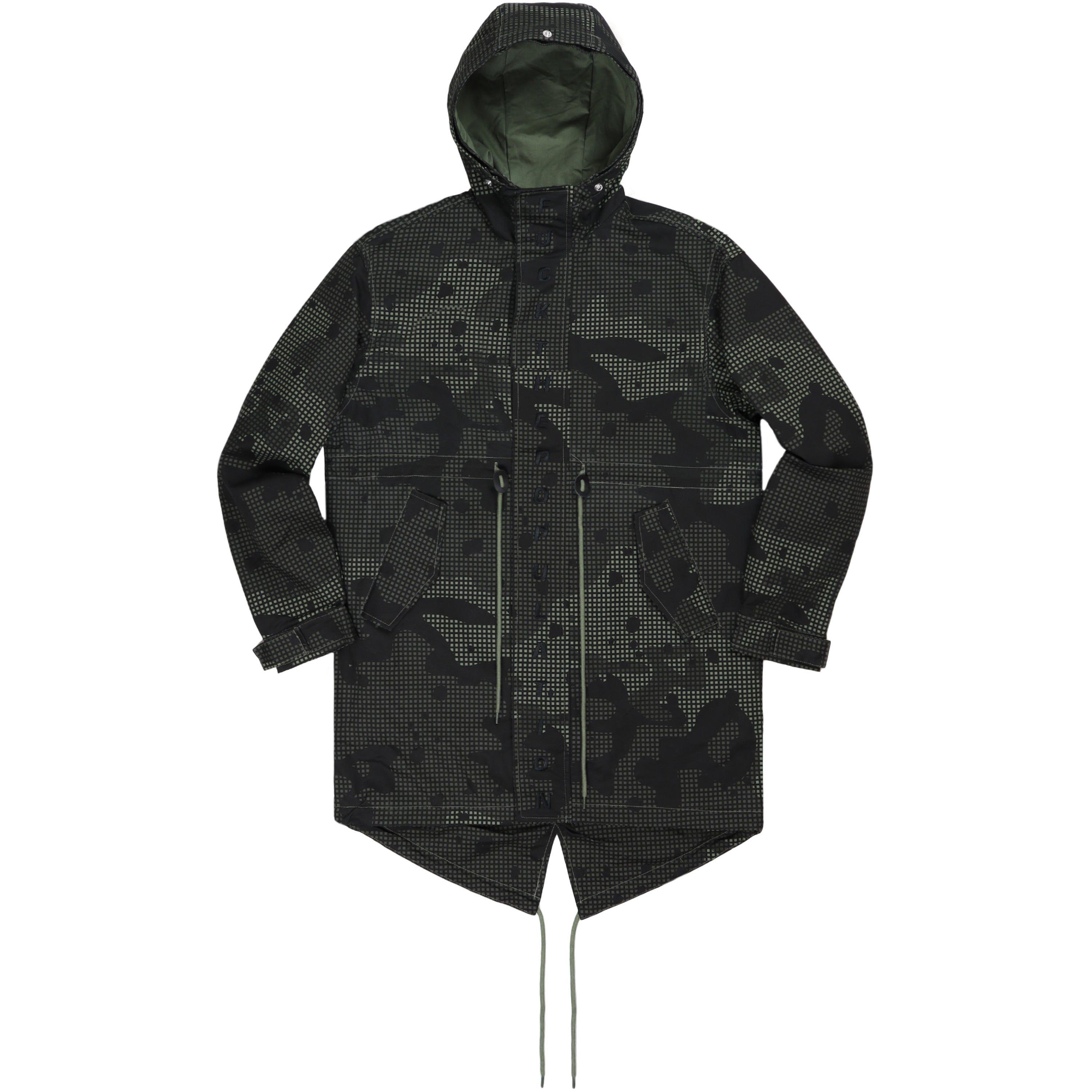 SPELL OUT FISHTAIL PARKA(NIGHT CAMO) sold by FTP product image thumbnail 2