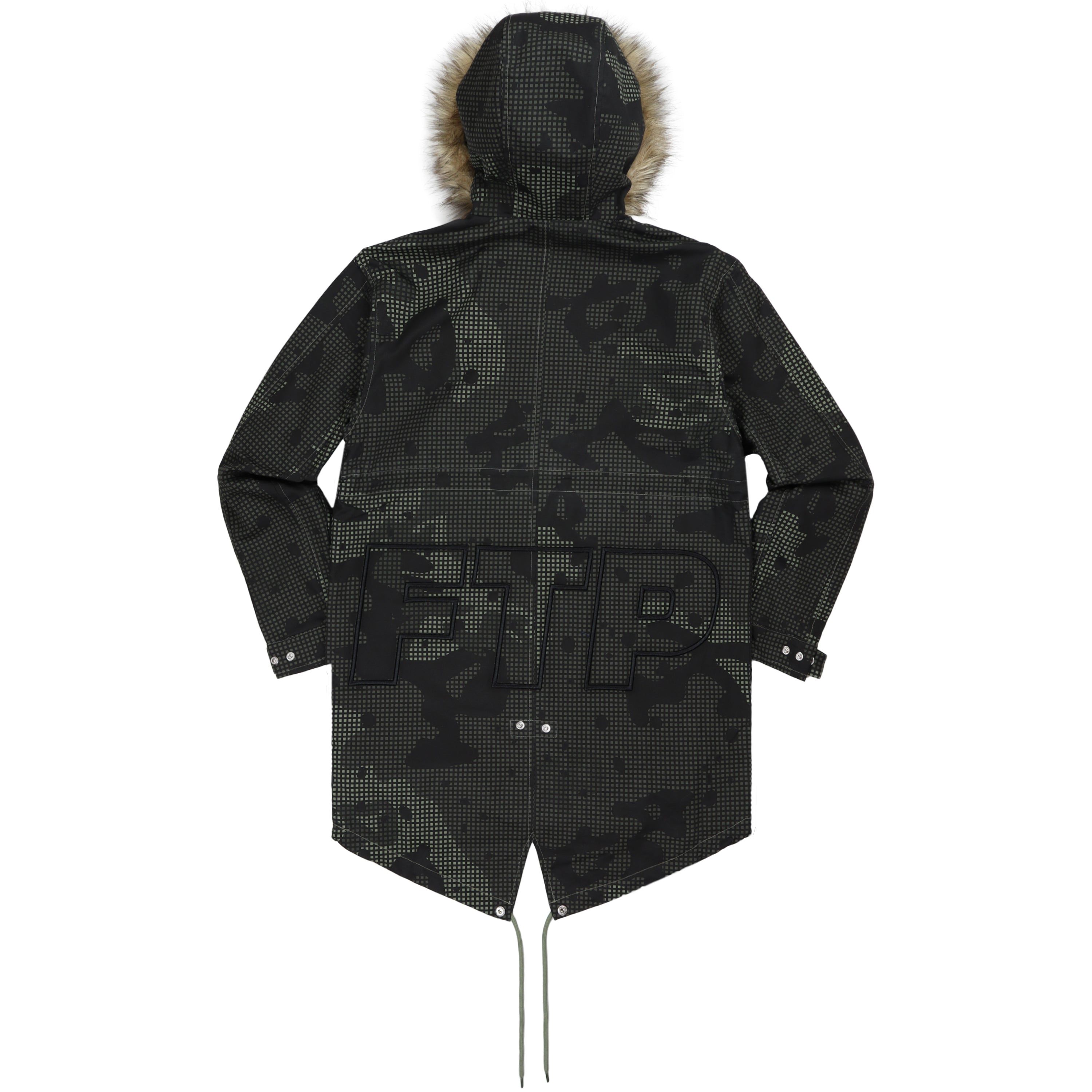 SPELL OUT FISHTAIL PARKA(NIGHT CAMO) sold by FTP product image thumbnail 3