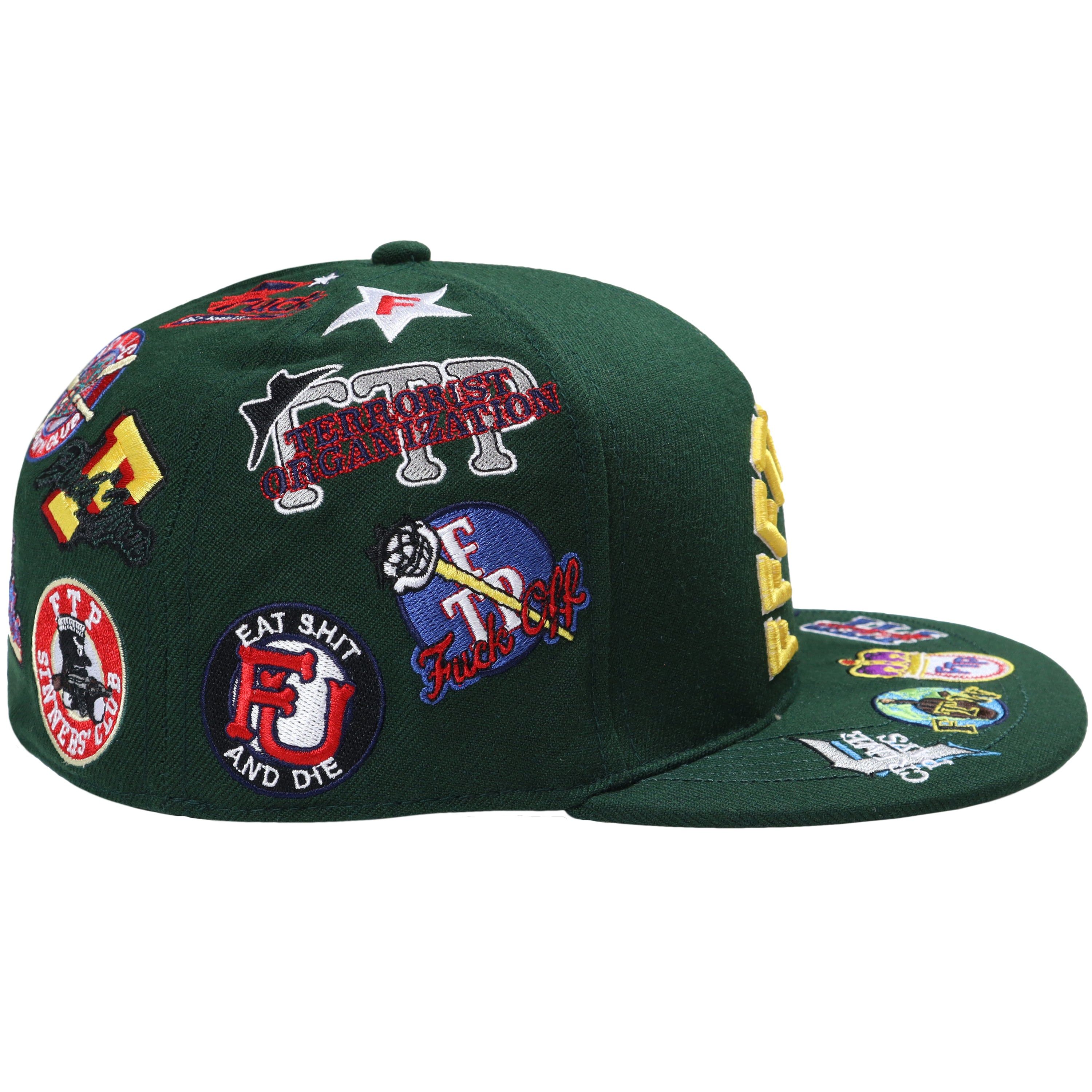 LEAGUE FITTED HAT(GREEN) sold by FTP product image thumbnail 4