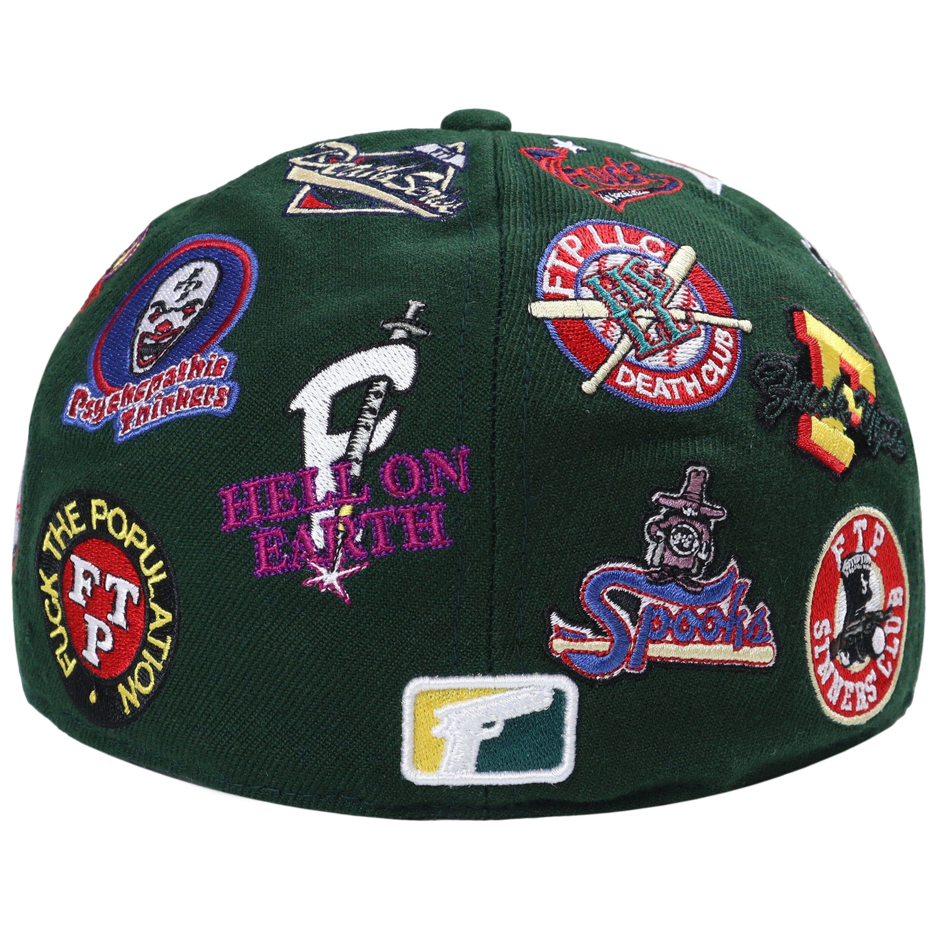 LEAGUE FITTED HAT(GREEN) sold by FTP product image thumbnail 3