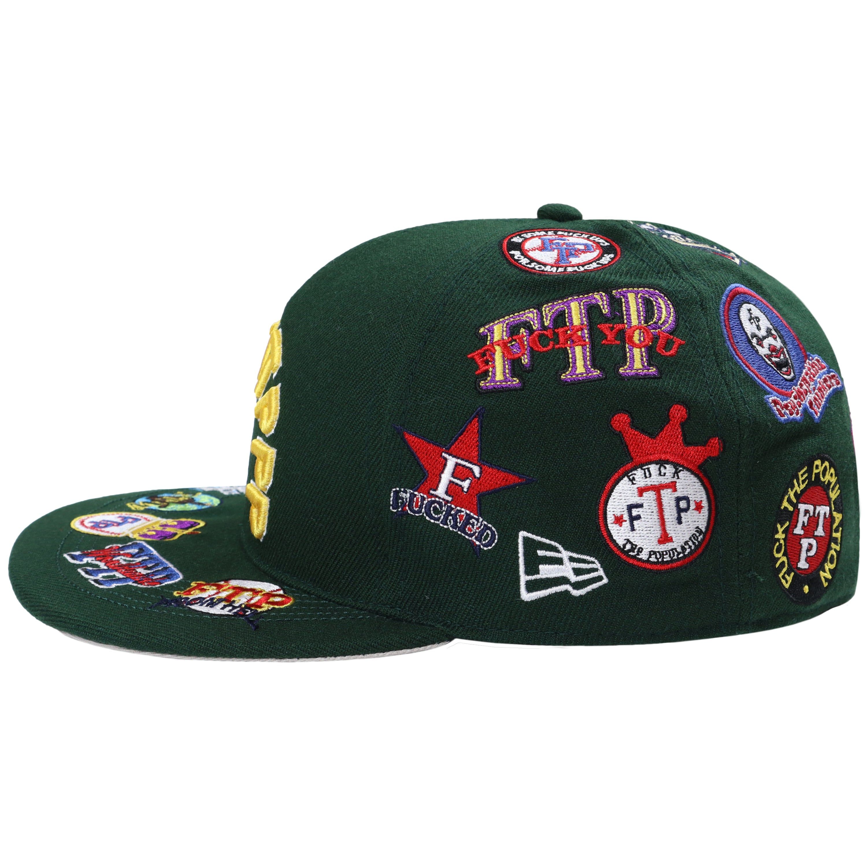 LEAGUE FITTED HAT(GREEN) sold by FTP product image thumbnail 2