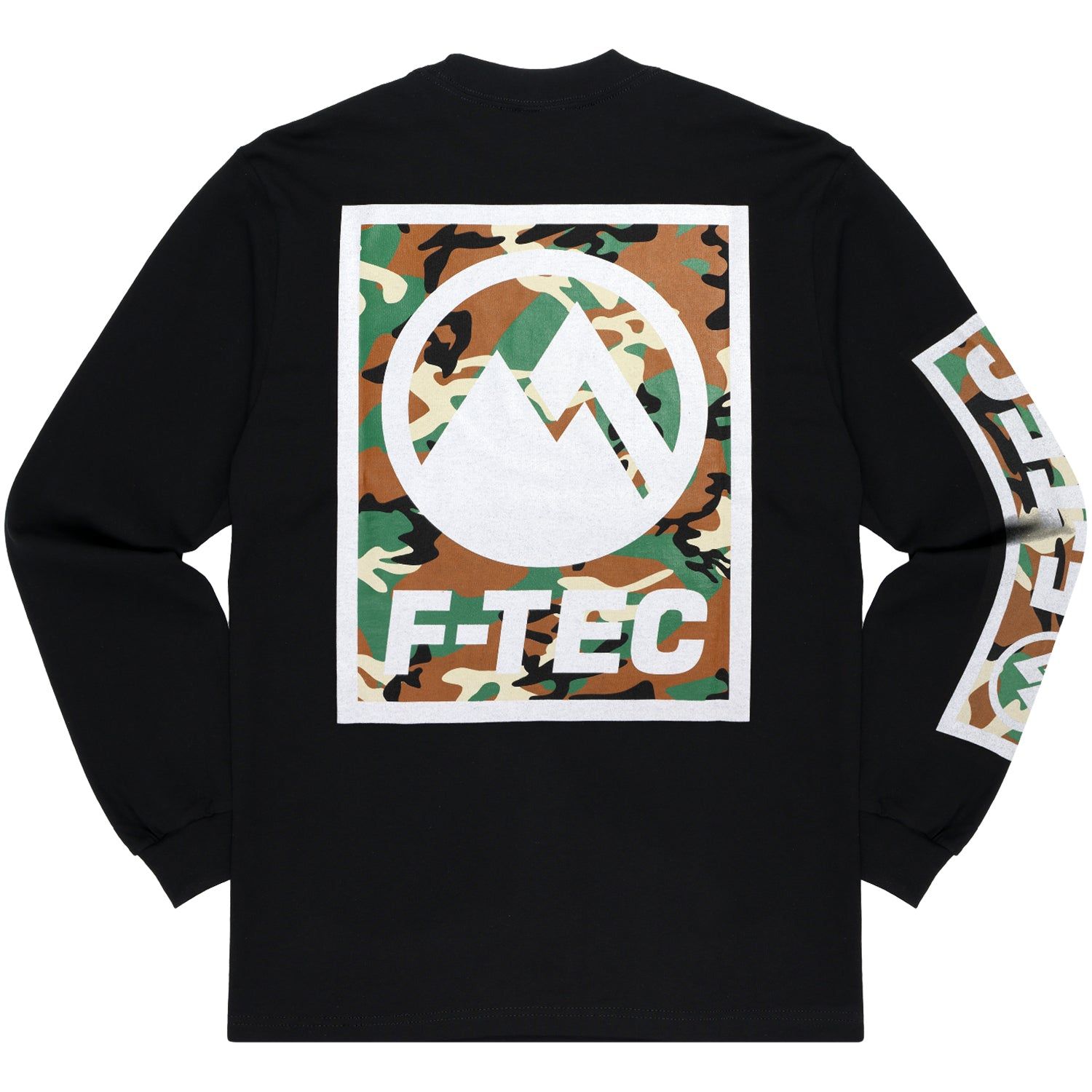 F-TEC L/S TEE(BLACK) sold by FTP product image thumbnail 2