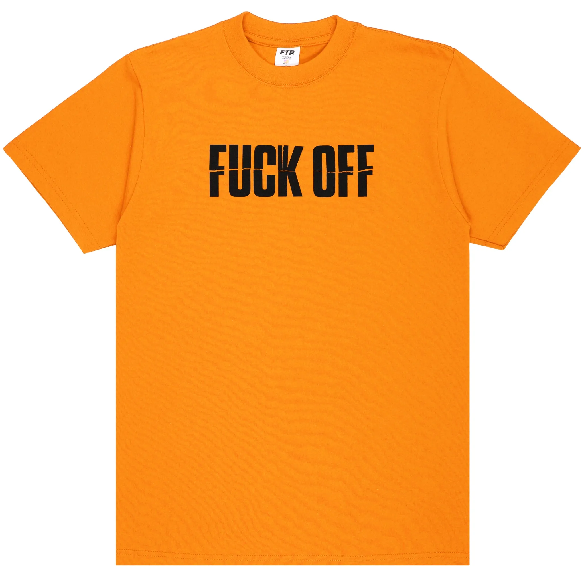 FUCK OFF TEE(ORANGE) sold by FTP