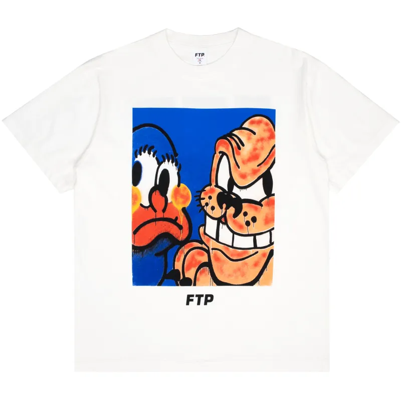 FTP + SLAWN DOG TEE(WHITE) sold by FTP