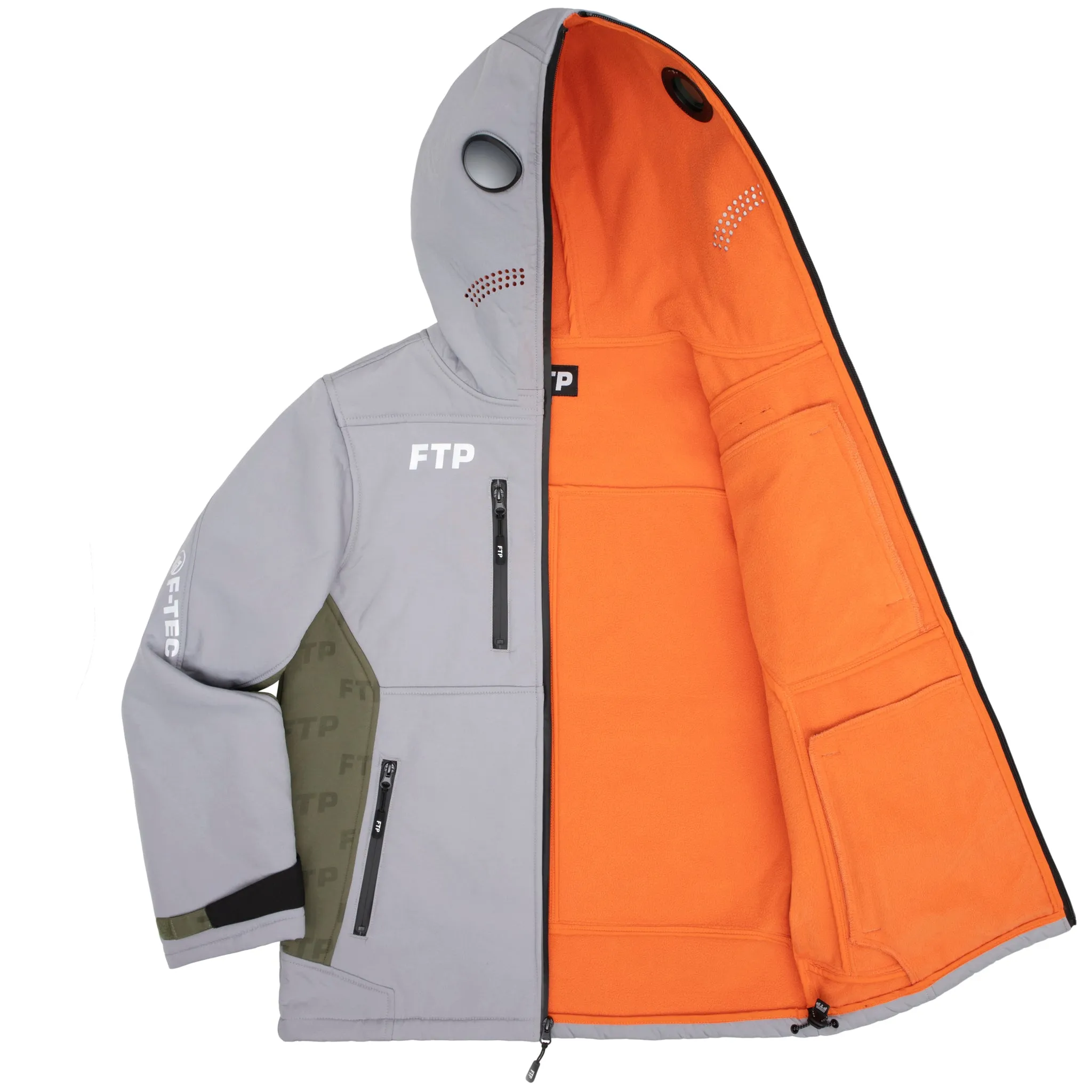 F-TEC FULL ZIP PARKA(GRAY) sold by FTP product image thumbnail 2
