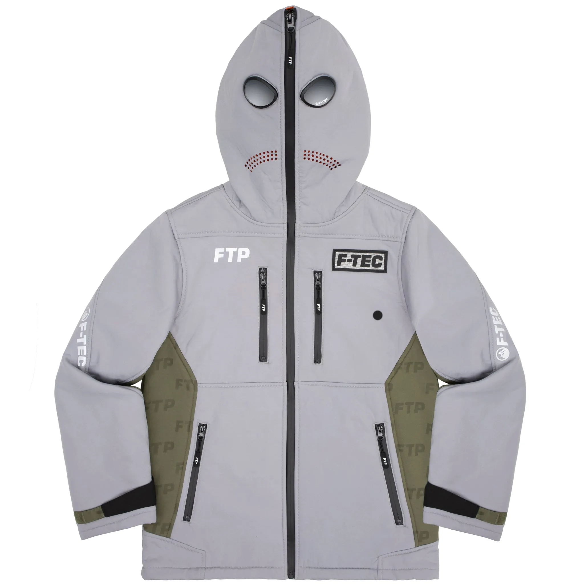 F-TEC FULL ZIP PARKA(GRAY) sold by FTP