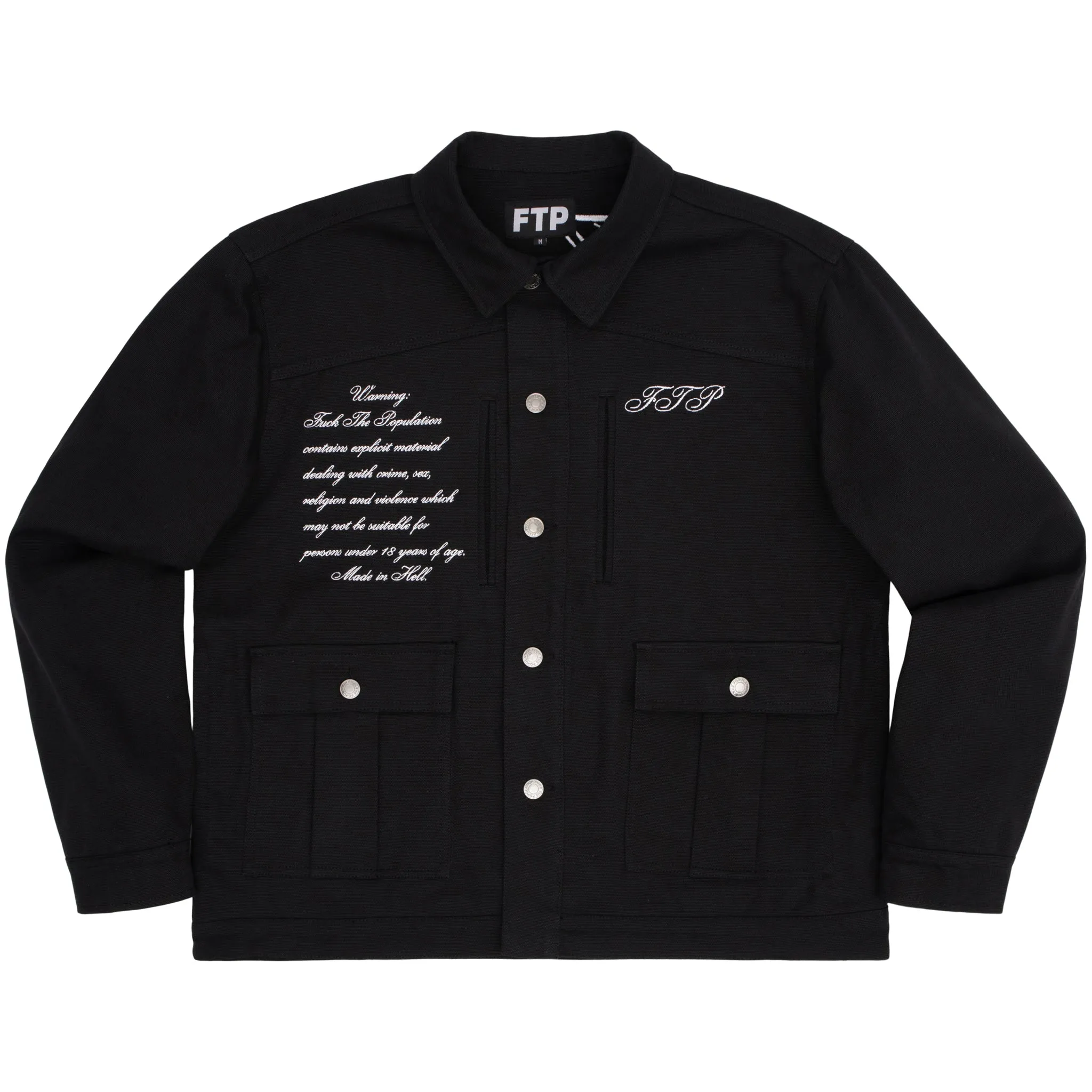PENTAGRAM FIELD JACKET(BLACK) sold by FTP