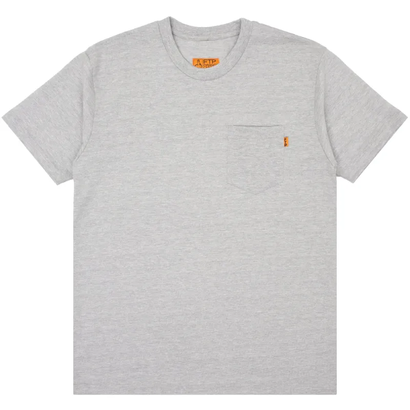ORANGE LABEL POCKET TEE(HEATHER GRAY) sold by FTP