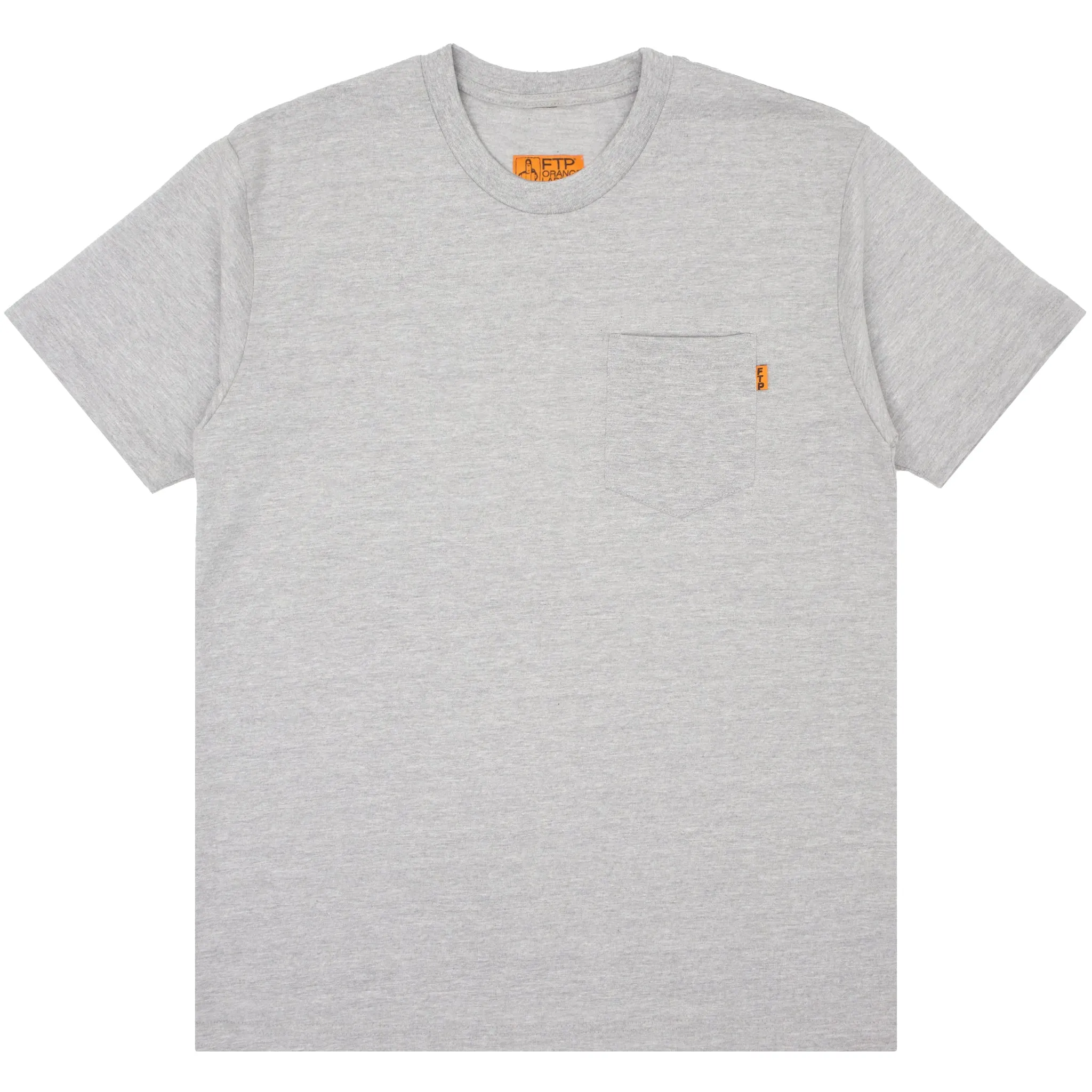 ORANGE LABEL POCKET TEE(HEATHER GRAY) sold by FTP