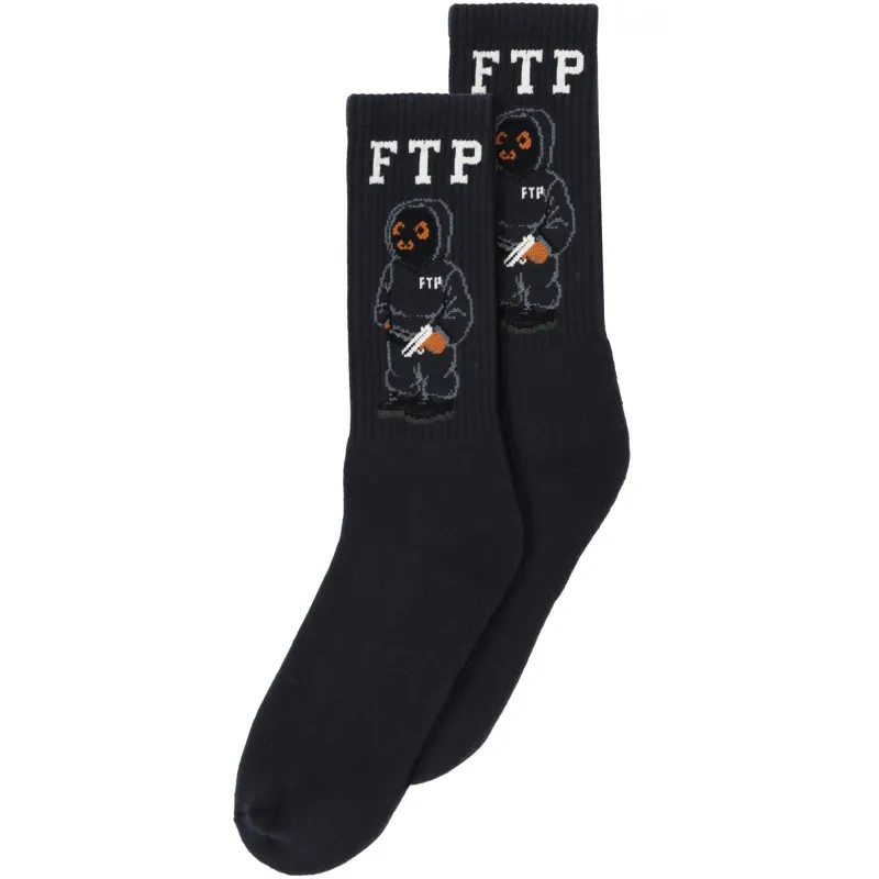 BEAR SOCKS(BLACK) sold by FTP