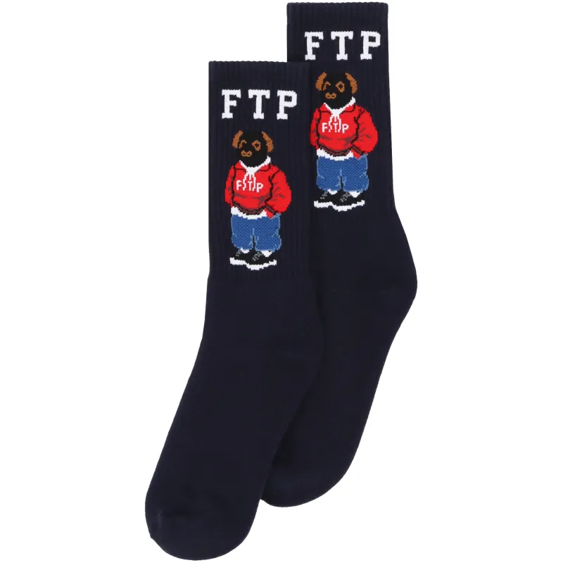 BEAR SOCKS(NAVY) sold by FTP