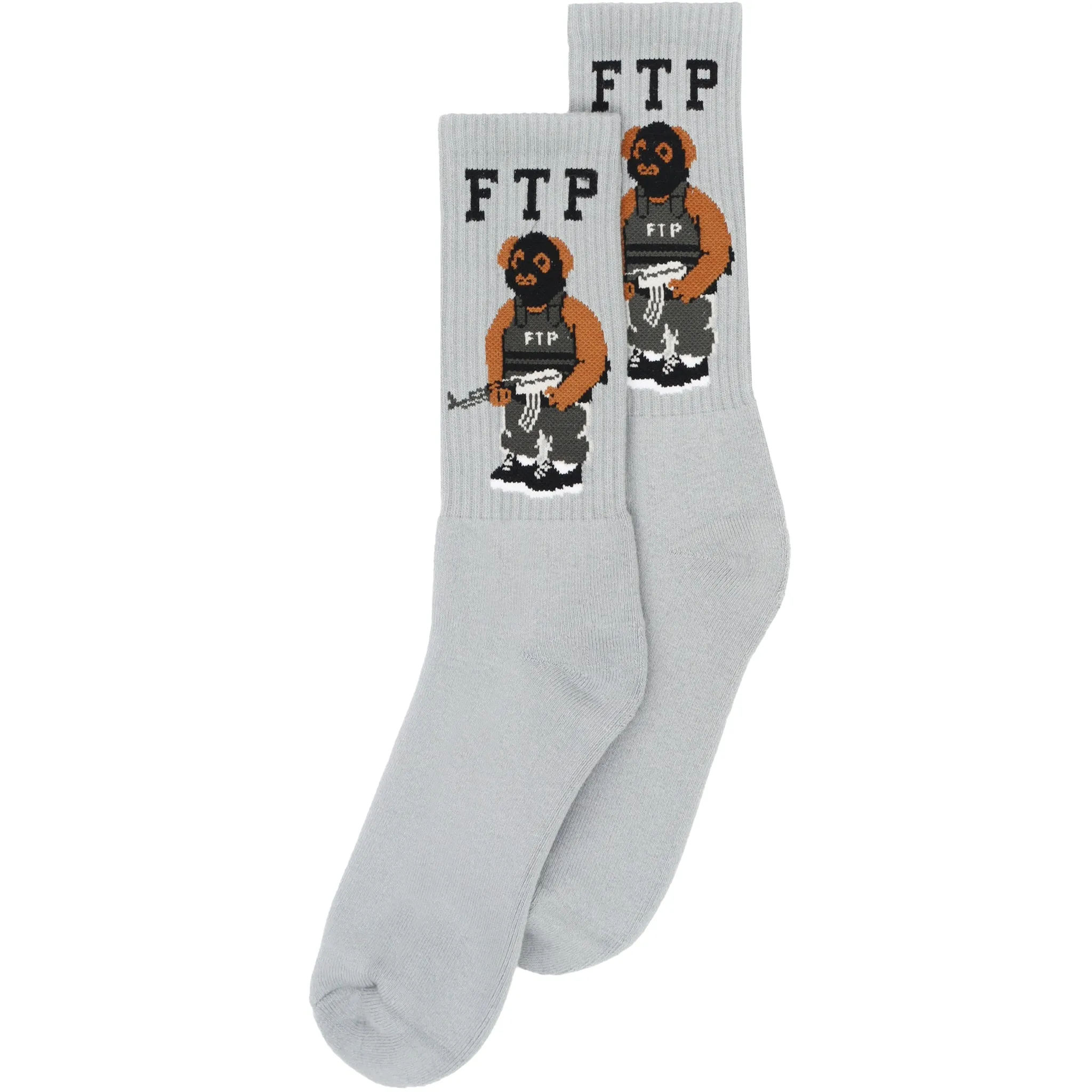 BEAR SOCKS(GRAY) sold by FTP