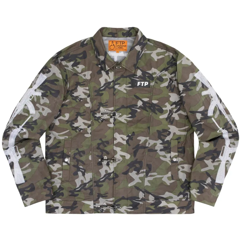 FIREARM WAXED WORK JACKET(CAMO) made by FTP