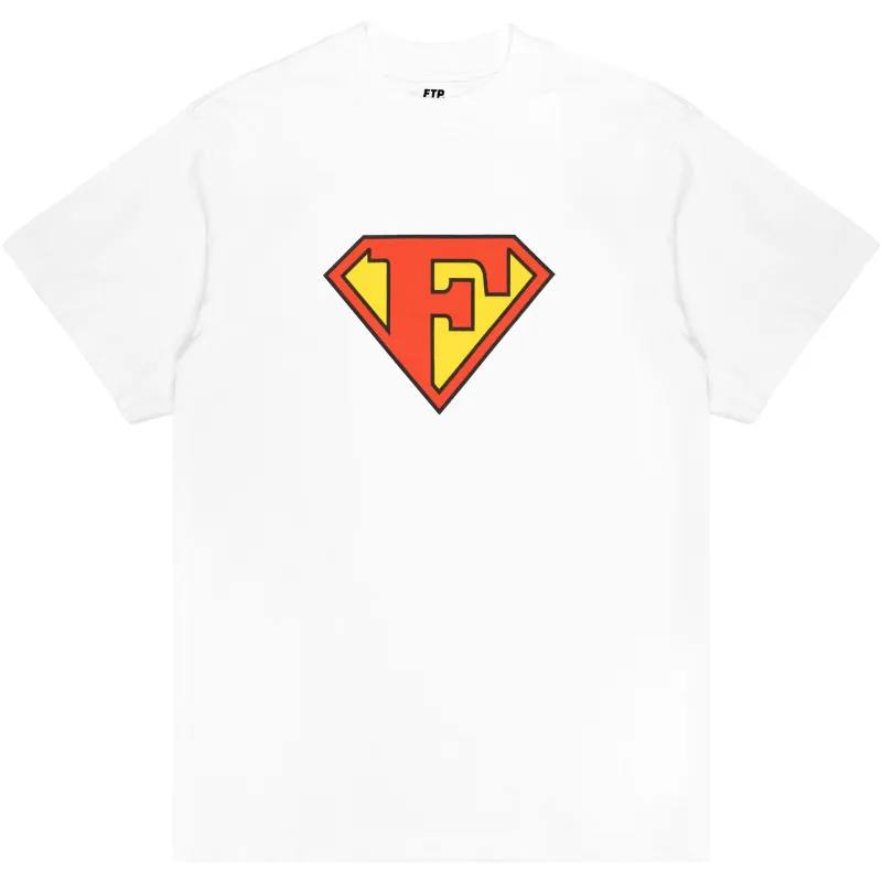 SUPERHERO TEE(WHITE) made by FTP