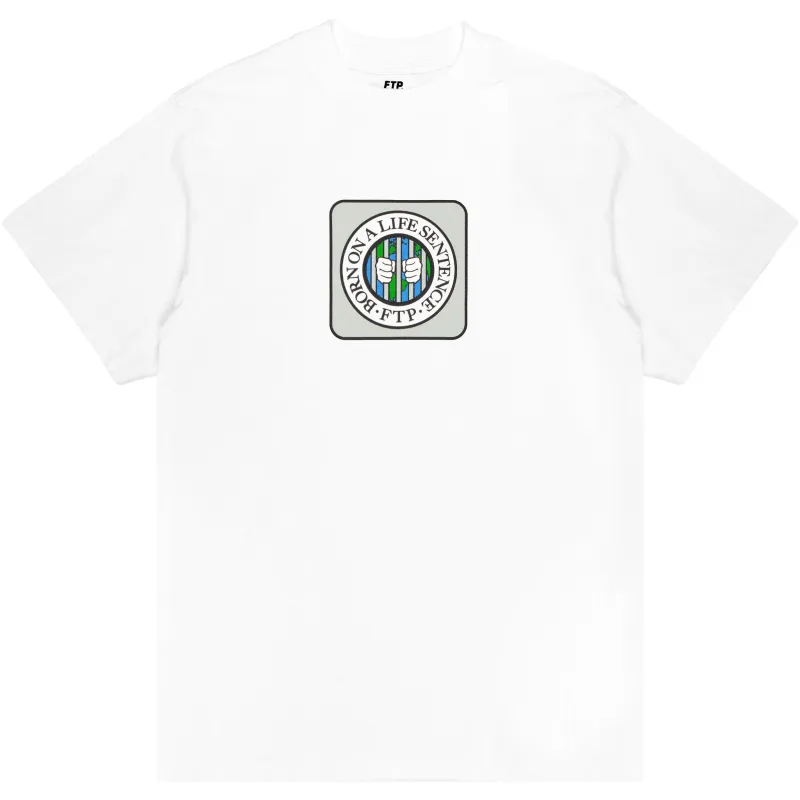 LIFE SENTENCE TEE(WHITE) made by FTP