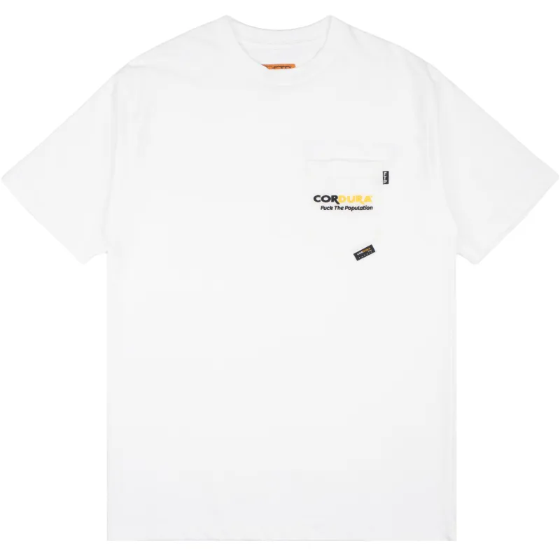 CORDURA POCKET TEE(WHITE) made by FTP