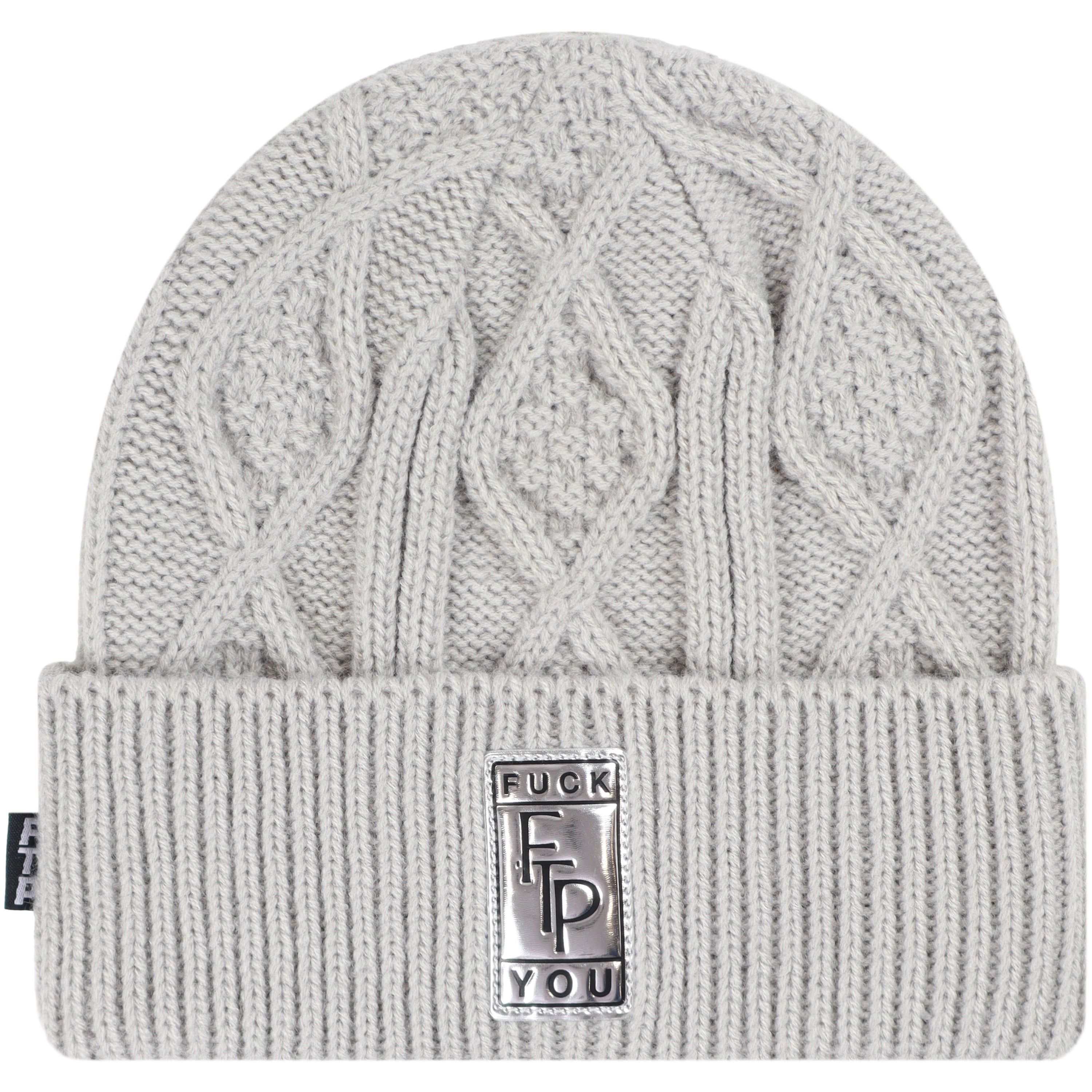 BIG BODY CABLE KNIT BEANIE(GRAY) sold by FTP