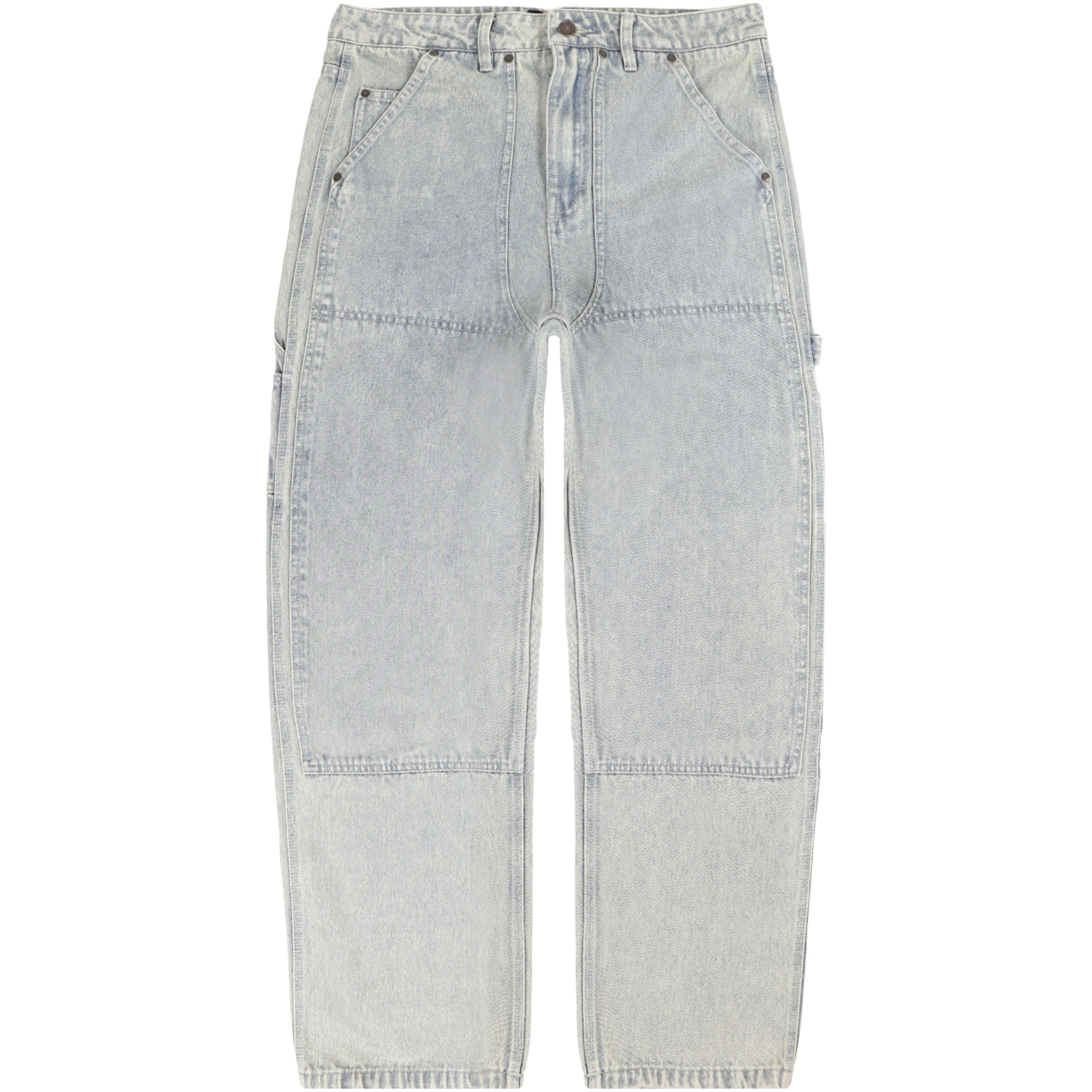 FRAYED DENIM LOGO CARPENTER PANT(DIRT WASH) sold by FTP