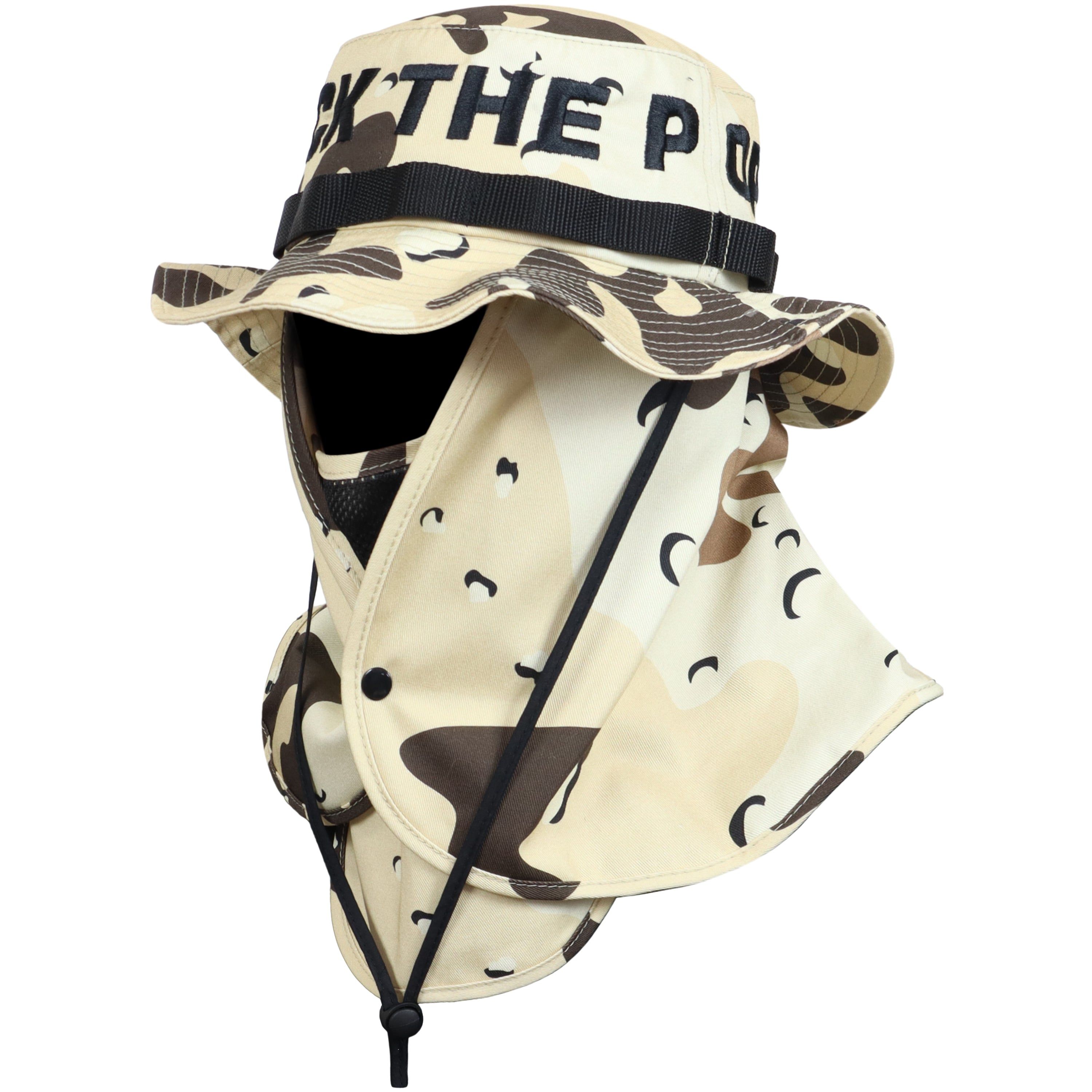 SPELL OUT FACE MASK BOONIE HAT(DESERT CAMO) sold by FTP