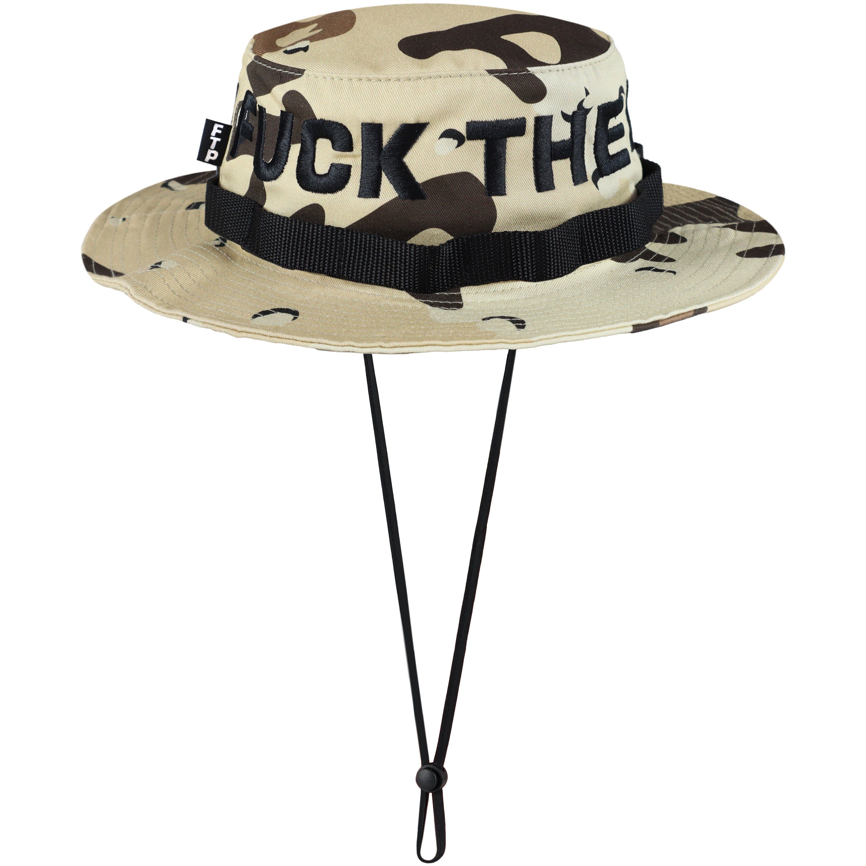 SPELL OUT FACE MASK BOONIE HAT(DESERT CAMO) sold by FTP product image thumbnail 2