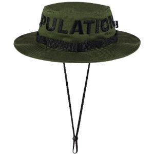 SPELL OUT FACE MASK BOONIE HAT(OLIVE) sold by FTP