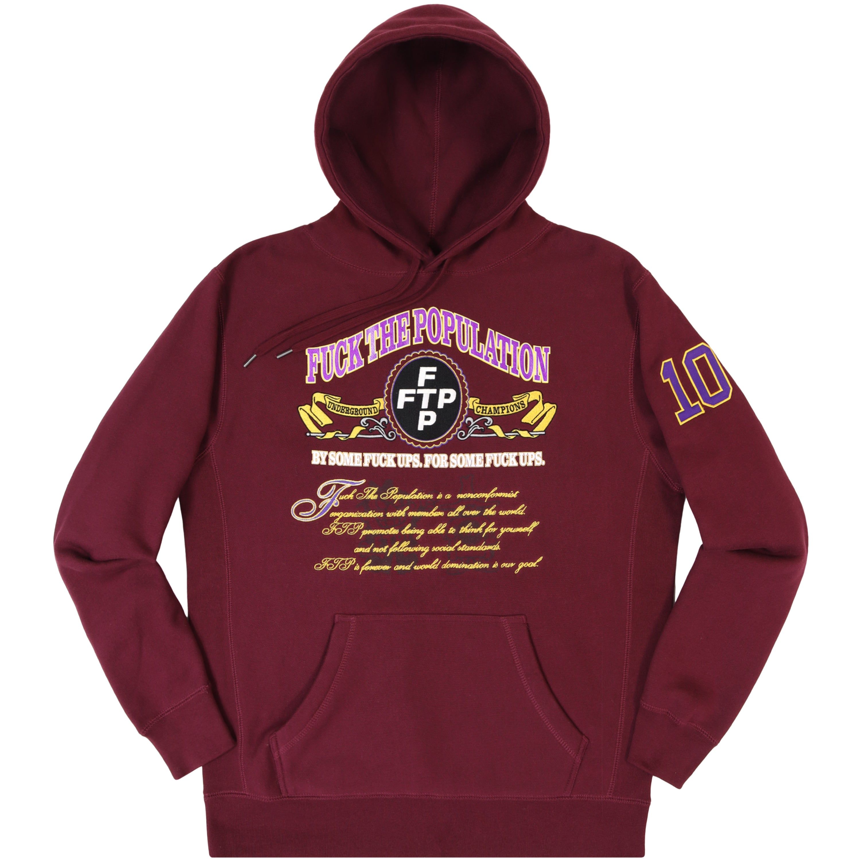 SOUVENIR PULLOVER(MAROON) sold by FTP