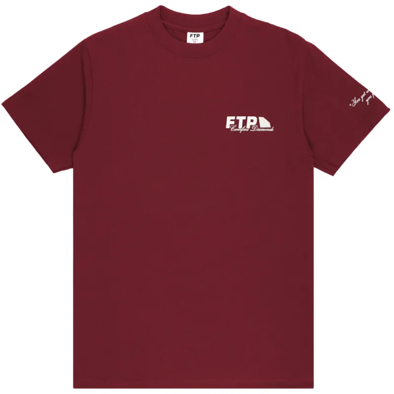 DIAMOND DEALER TEE(MAROON) sold by FTP