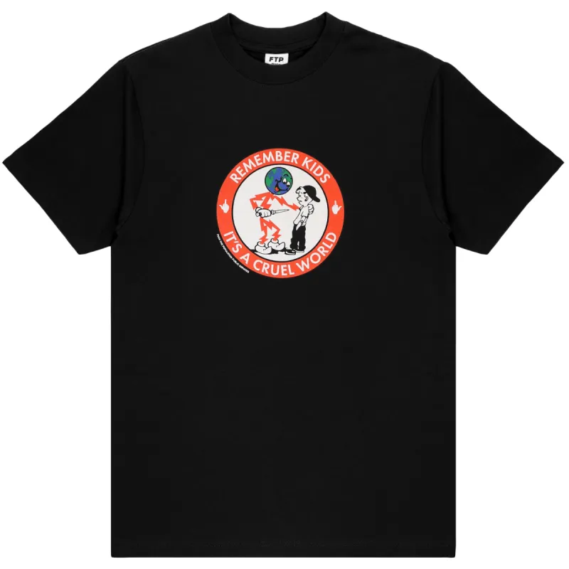 CRUEL WORLD TEE(BLACK) sold by FTP