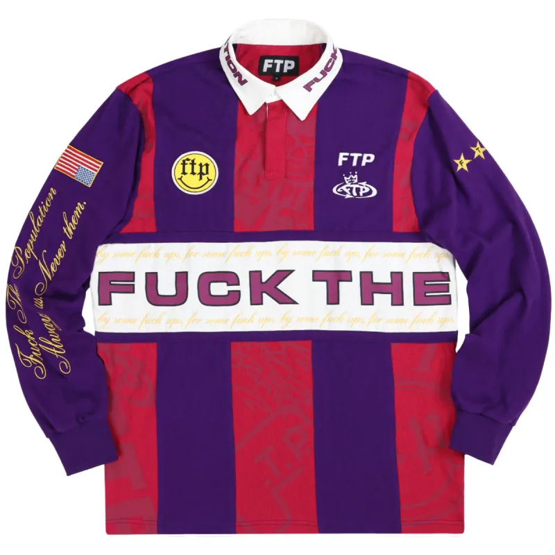 SOUVENIR RUGBY JERSEY(PURPLE) sold by FTP