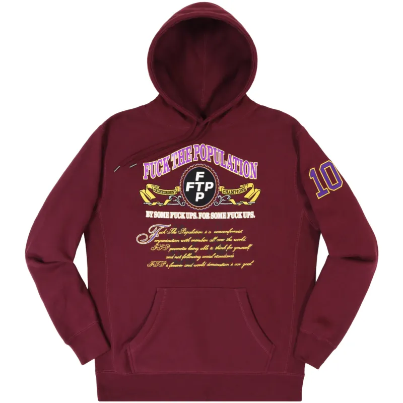 SOUVENIR PULLOVER(MAROON) sold by FTP