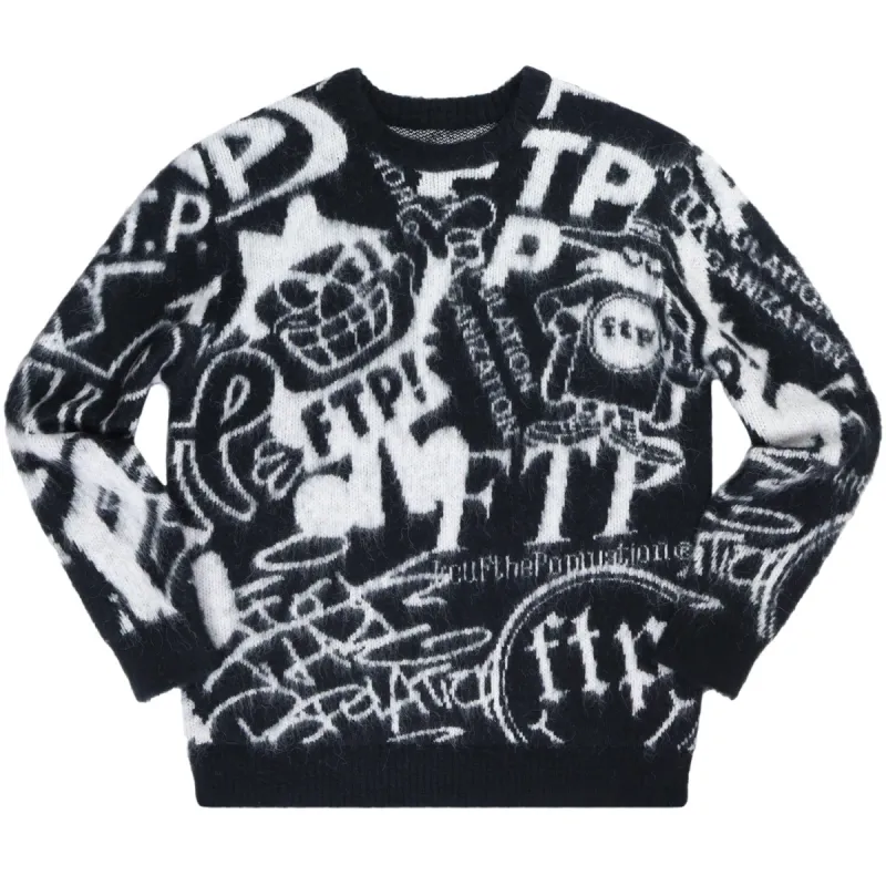 ARCHIVE MOHAIR SWEATER(BLACK) sold by FTP