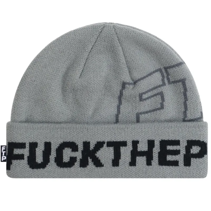 SPELLOUT BEANIE(GRAY) sold by FTP