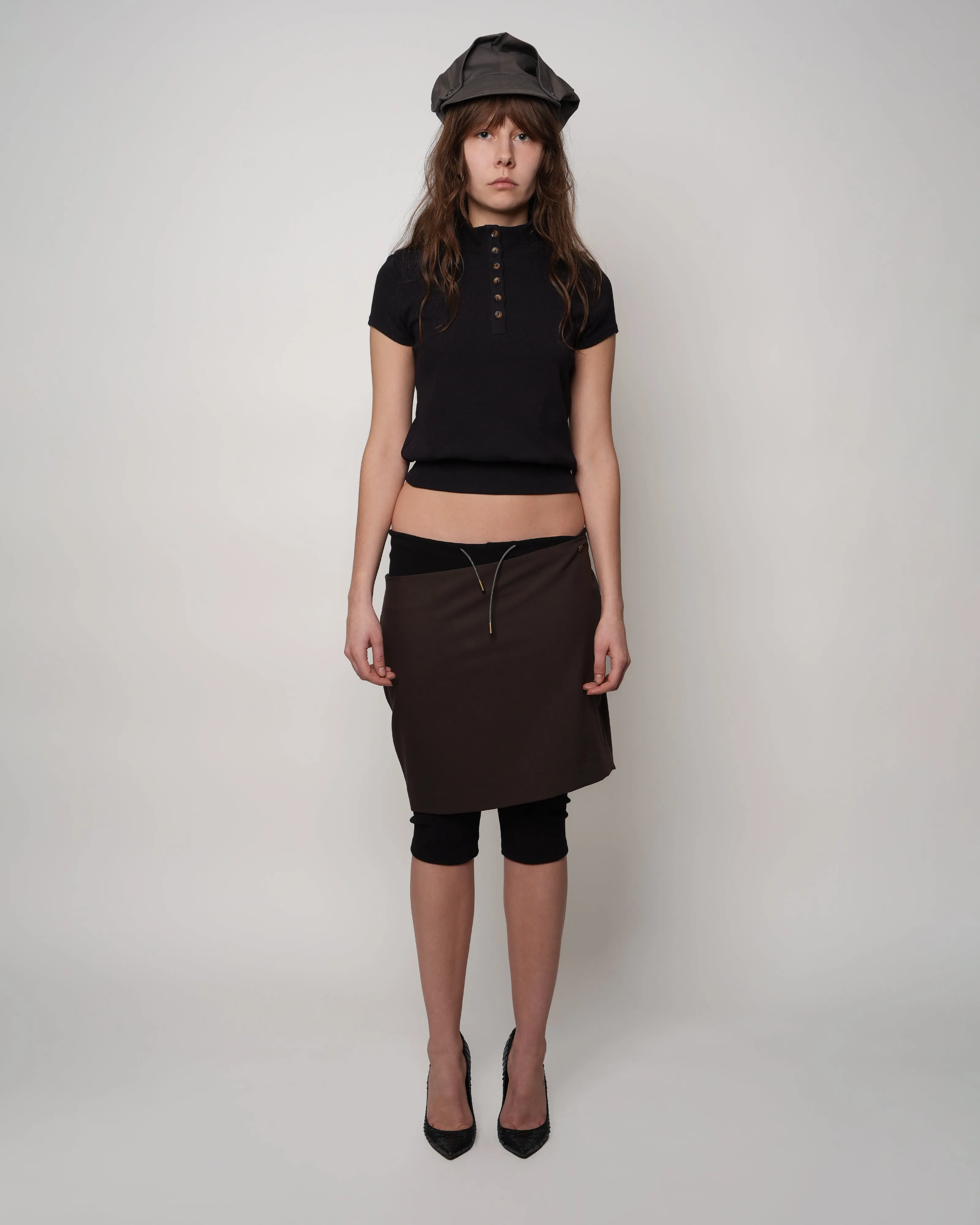 Brown Busy Co Pants Skirt sold by Cafe Forgot product image thumbnail 2