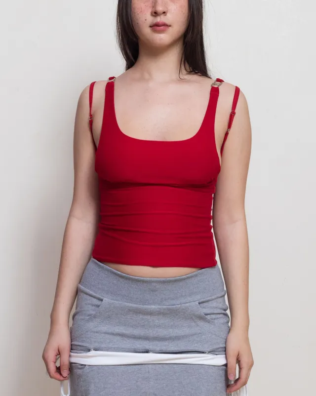 Red Multiway Tank sold by Cafe Forgot