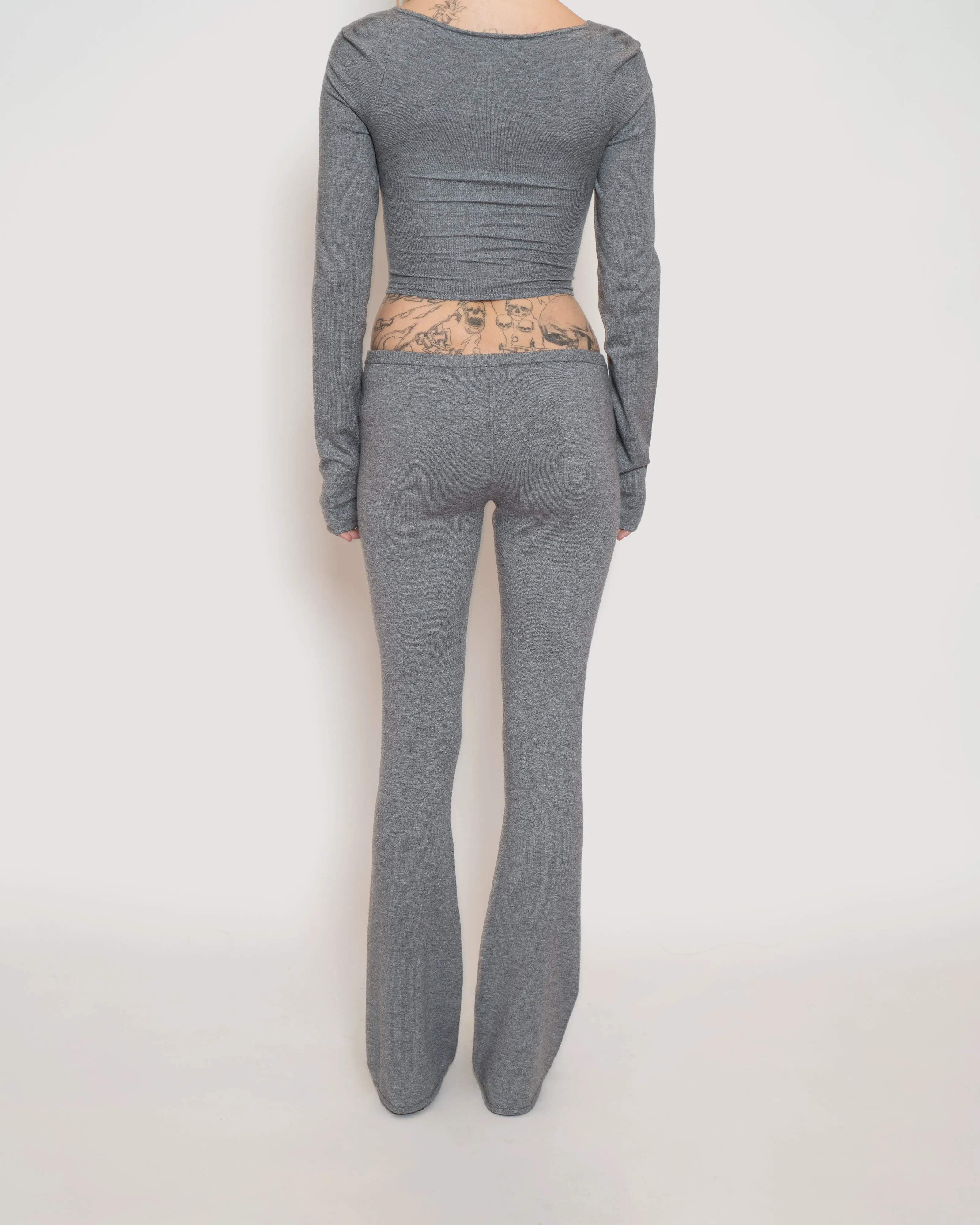 Heather Grey Alia Pants sold by Cafe Forgot product image thumbnail 4