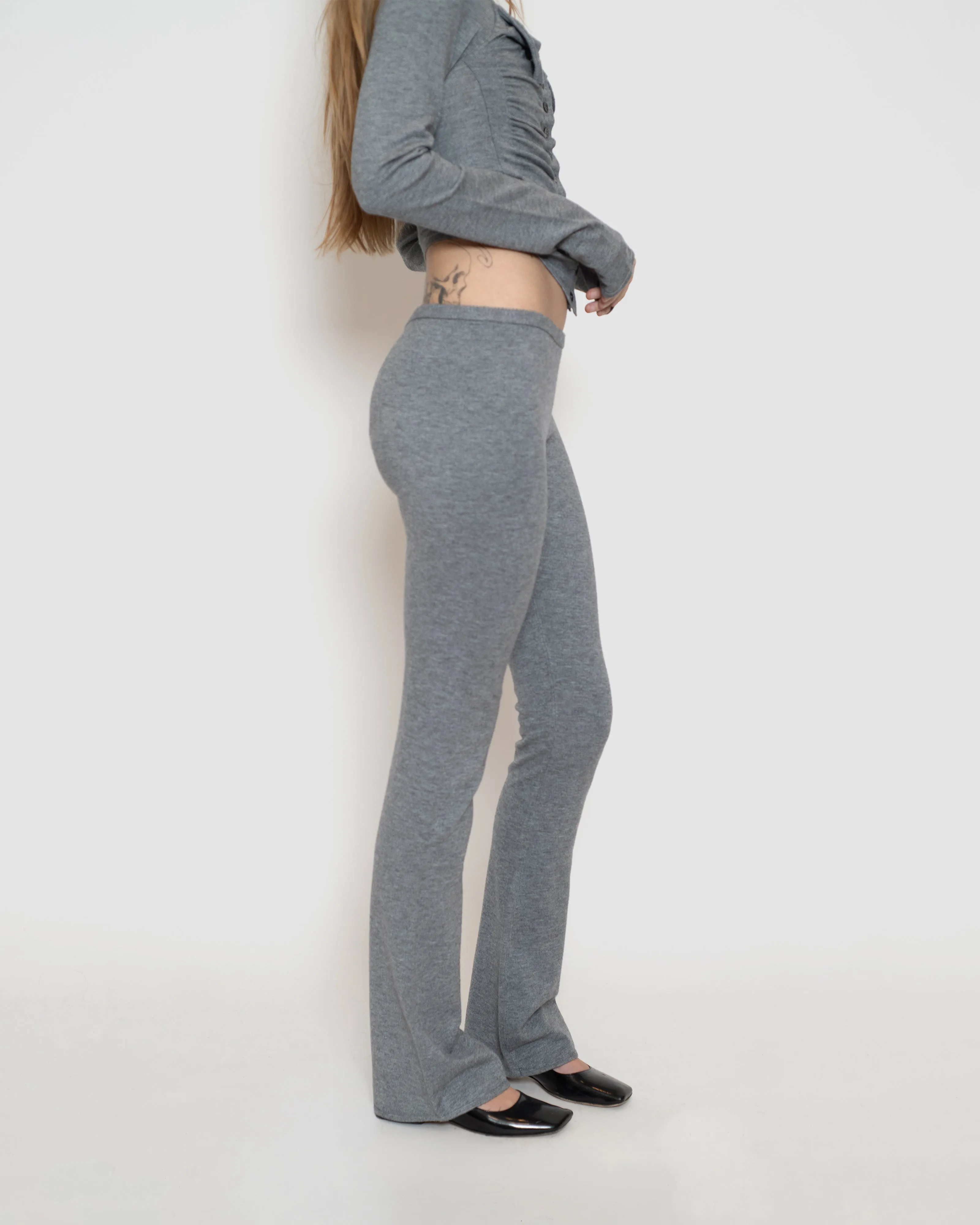 Heather Grey Alia Pants sold by Cafe Forgot product image thumbnail 3