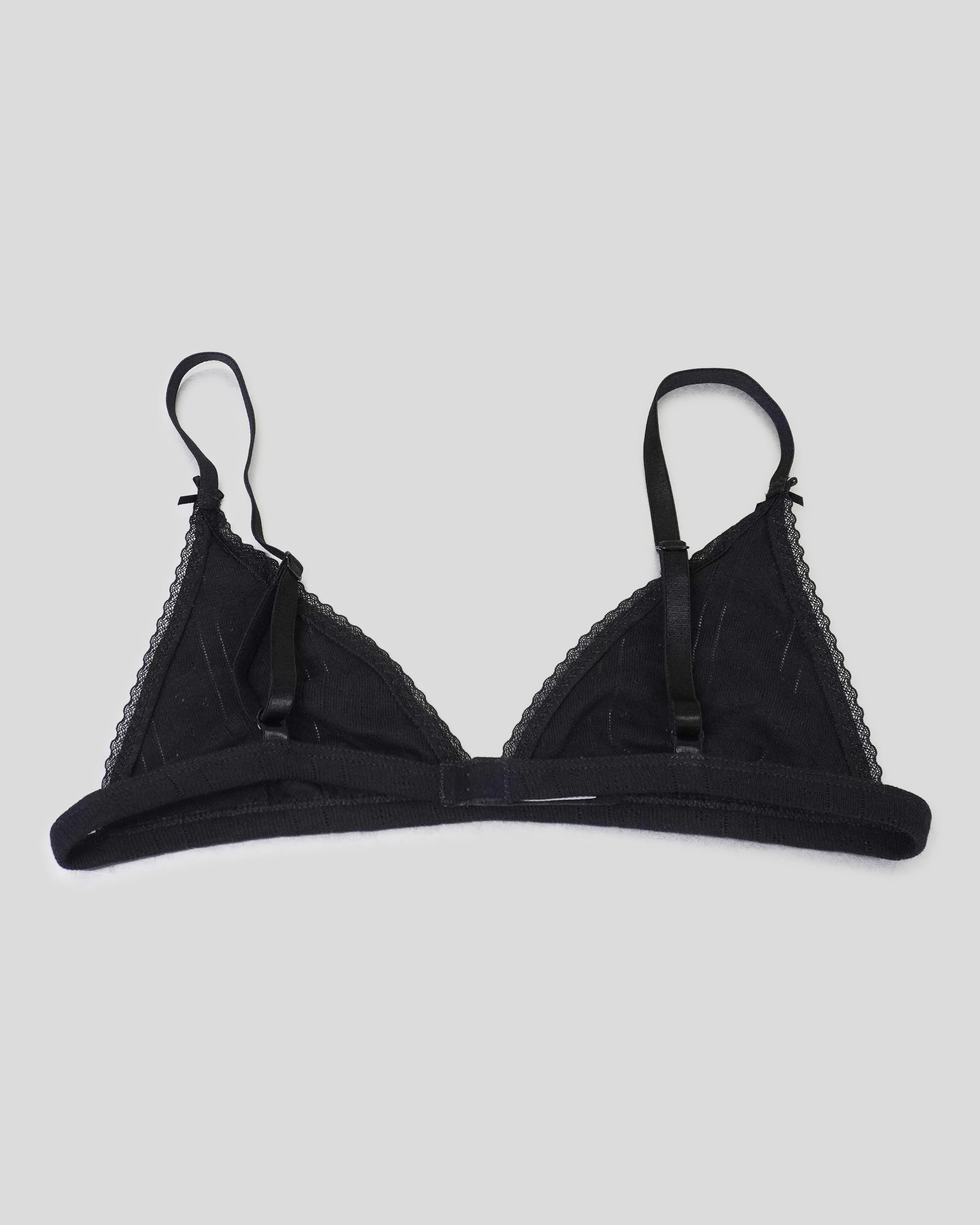 The Triangle Bralette in Black sold by Cafe Forgot product image thumbnail 2