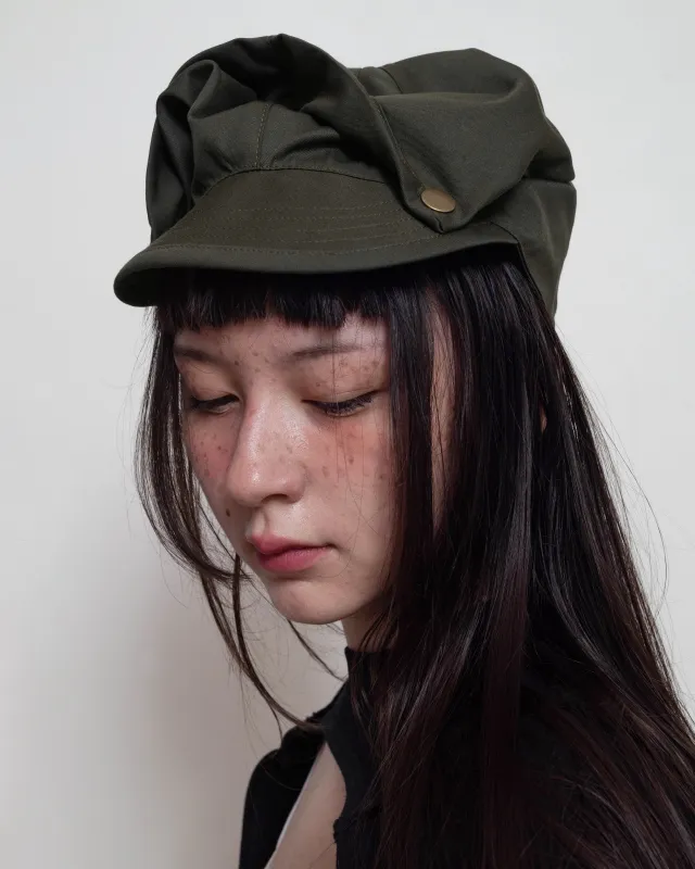 Olive Nun Cap made by Cafe Forgot