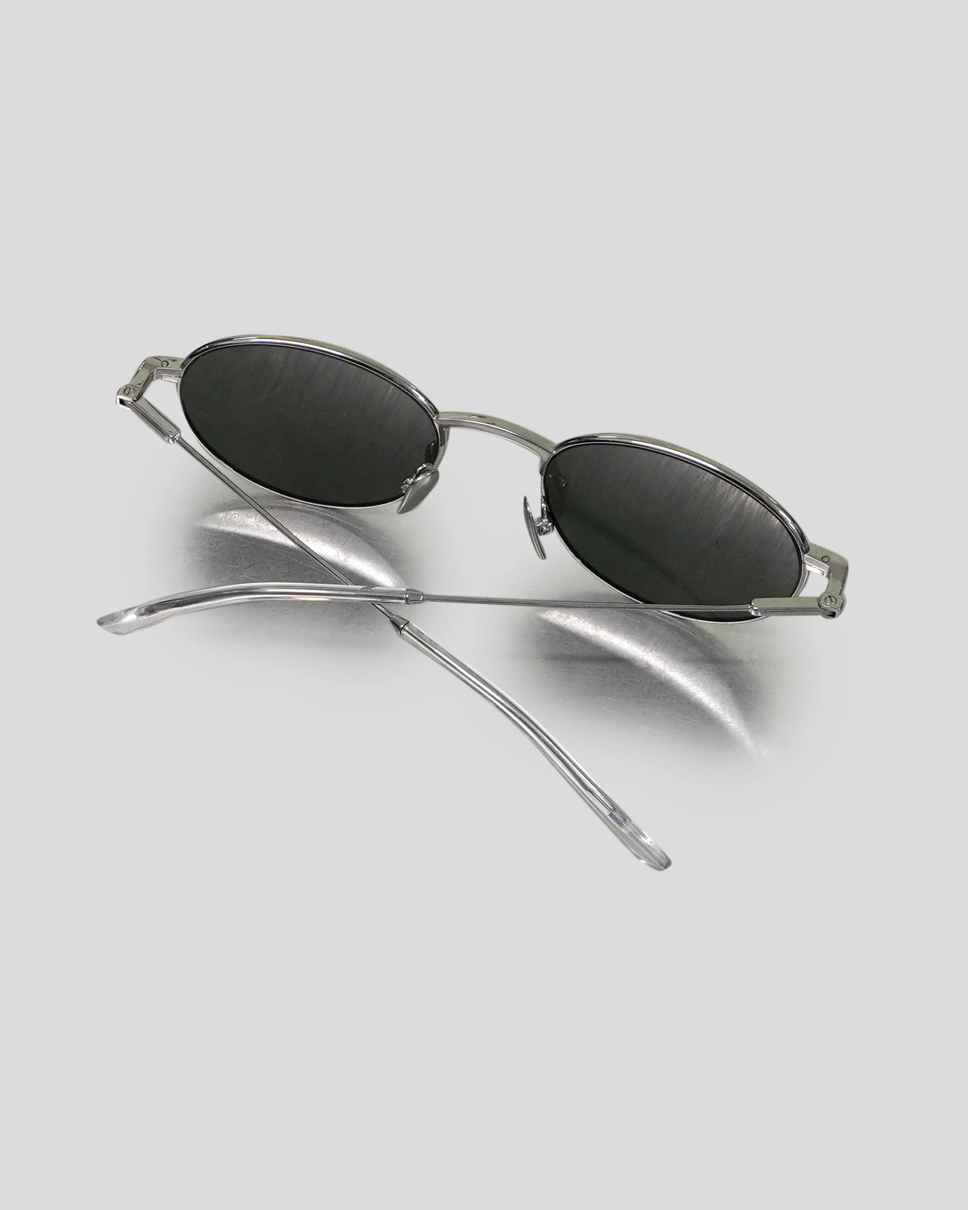 The Cruz with Silver Frame & Green Lens sold by Cafe Forgot product image thumbnail 3