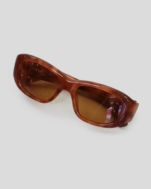 The Al with Light Tortoise Frame & Yellow Lens made by Cafe Forgot