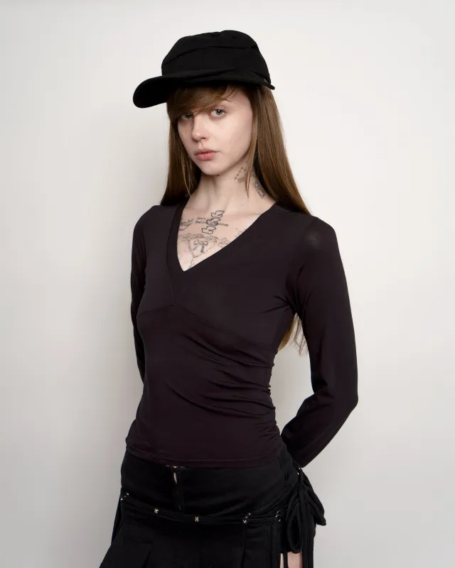 Black Adyra Top made by Cafe Forgot