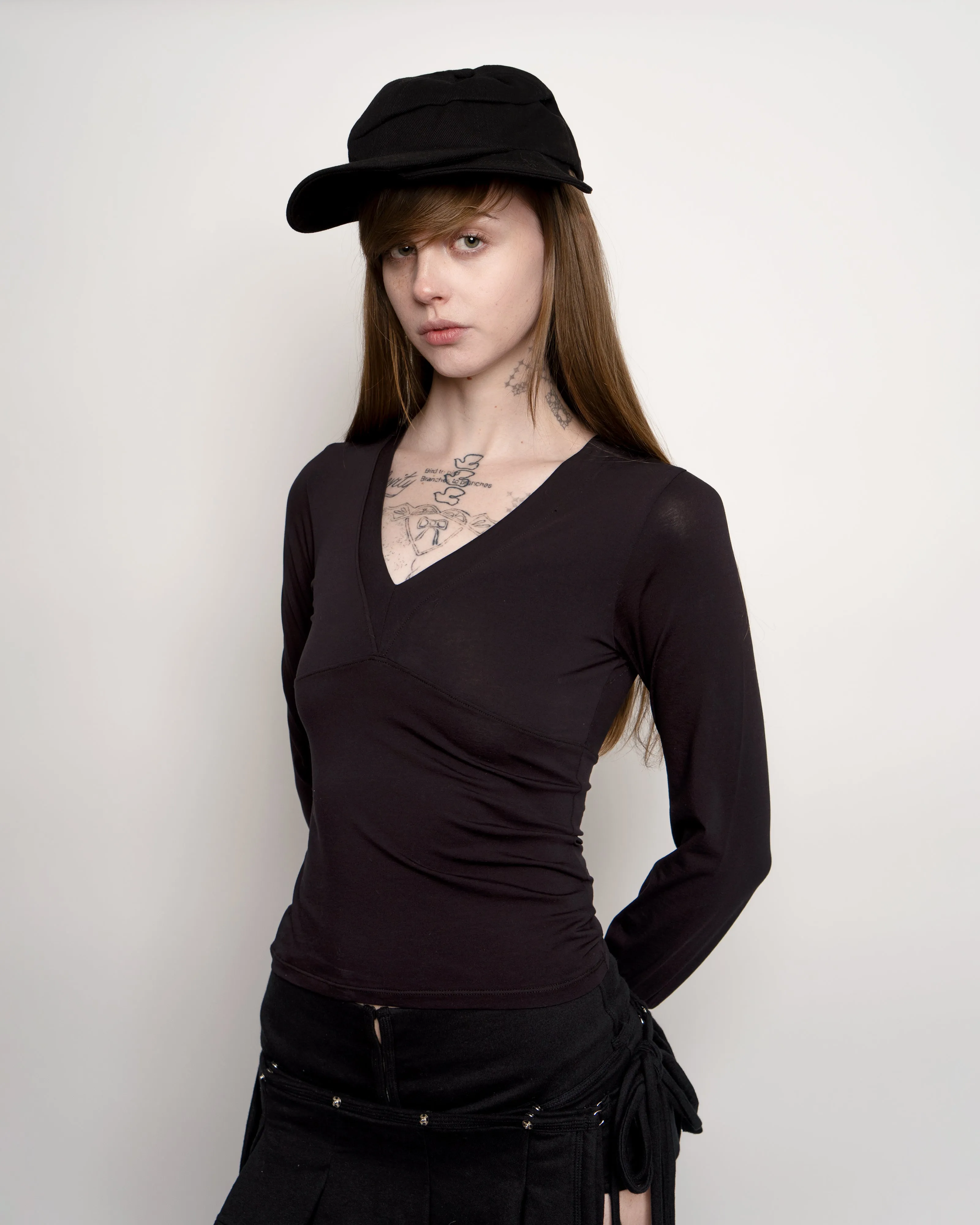Black Adyra Top sold by Cafe Forgot