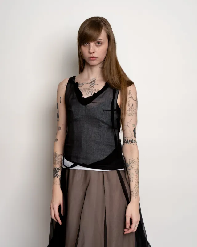 Opal Silk Top made by Cafe Forgot