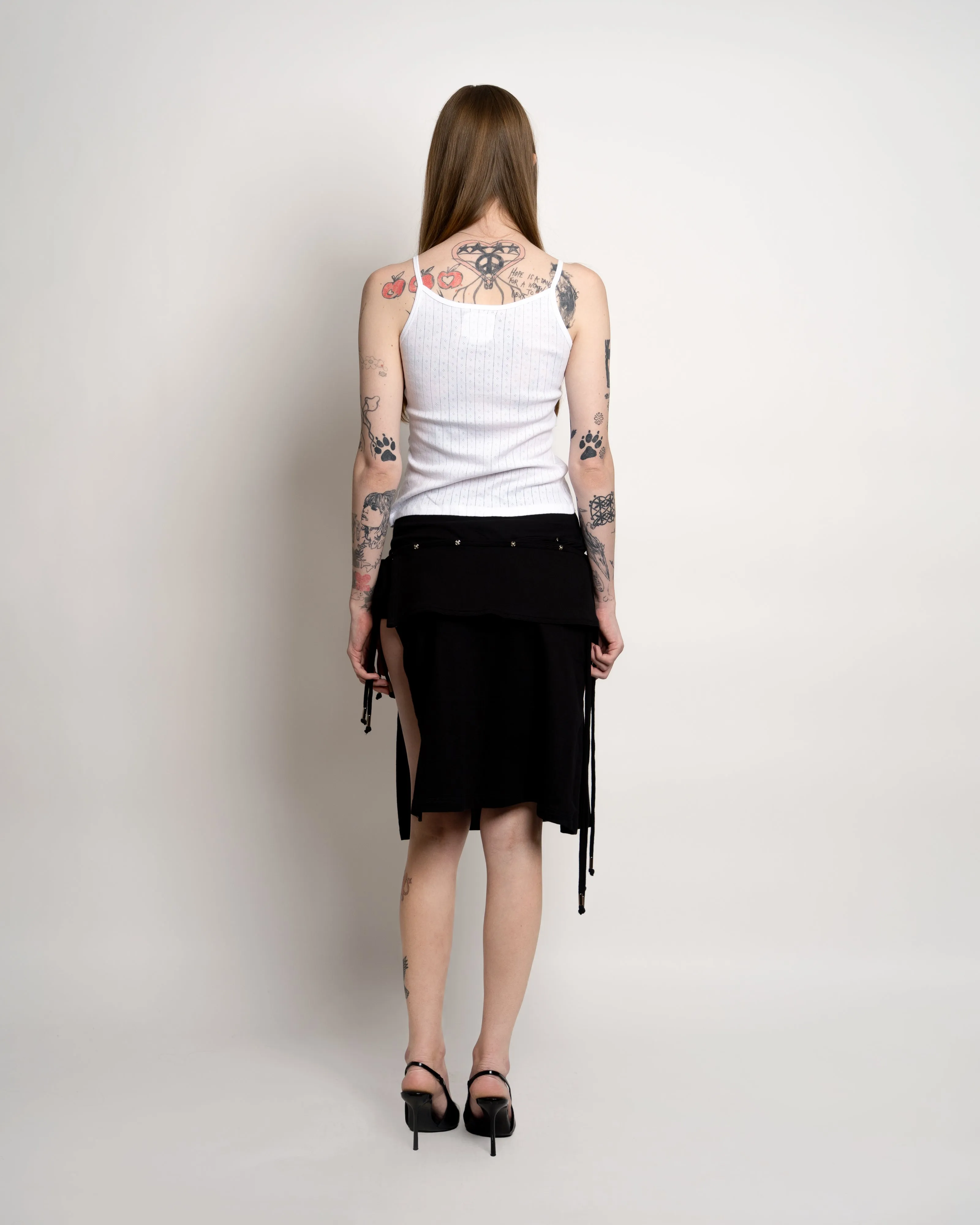 Black Layer Modular Microshorts, Mini and Midi Skirt sold by Cafe Forgot product image thumbnail 4