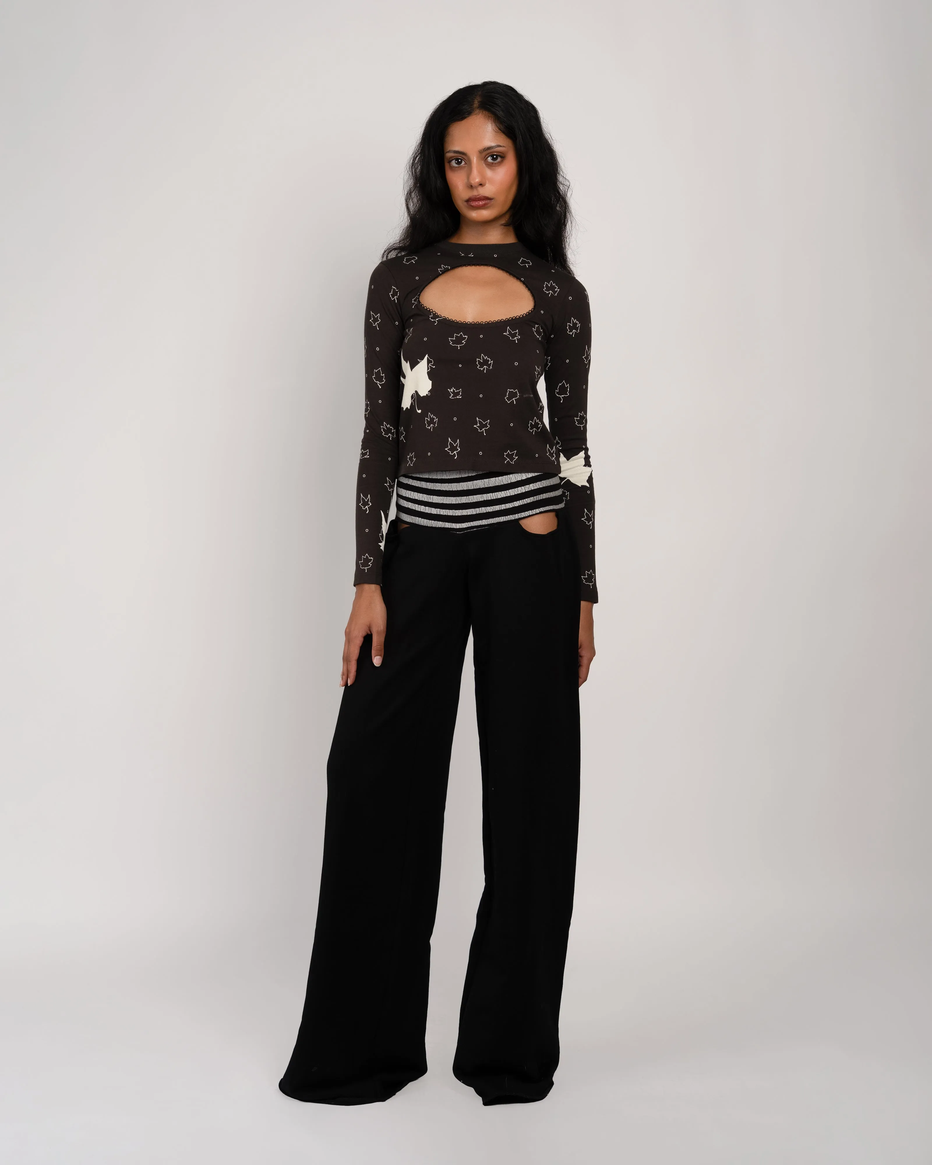 Logo Removal Long Sleeve in Black sold by Cafe Forgot product image thumbnail 2
