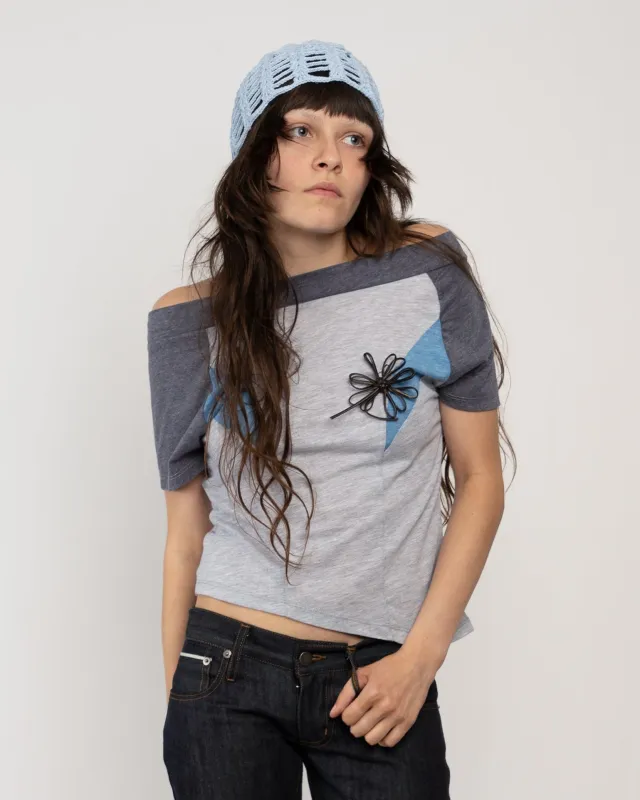 Area Top in Grey made by Cafe Forgot