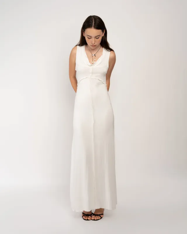 Isolde Dress White made by Cafe Forgot